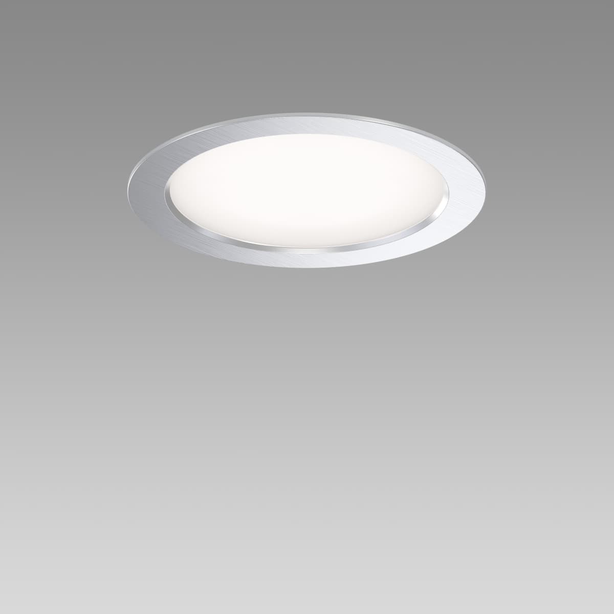 Novo 2 Round Slim - alu spazzolato